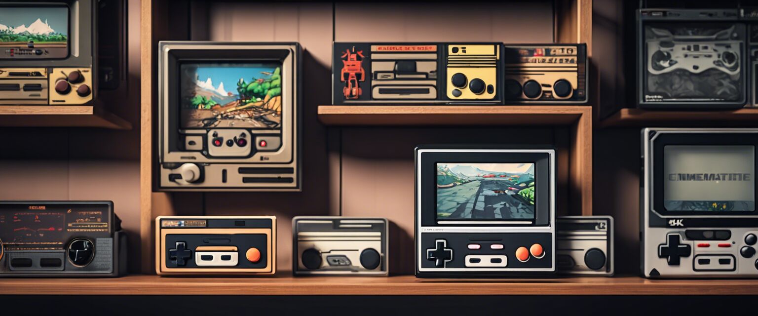 Collection of Game and Watch devices
